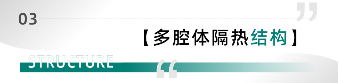 美沃-多腔體隔熱結構